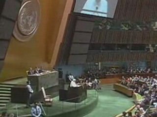 Pope Benedict XVI UN address in French