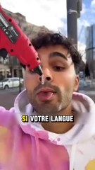 Si ta langue est restee a un baton gelee