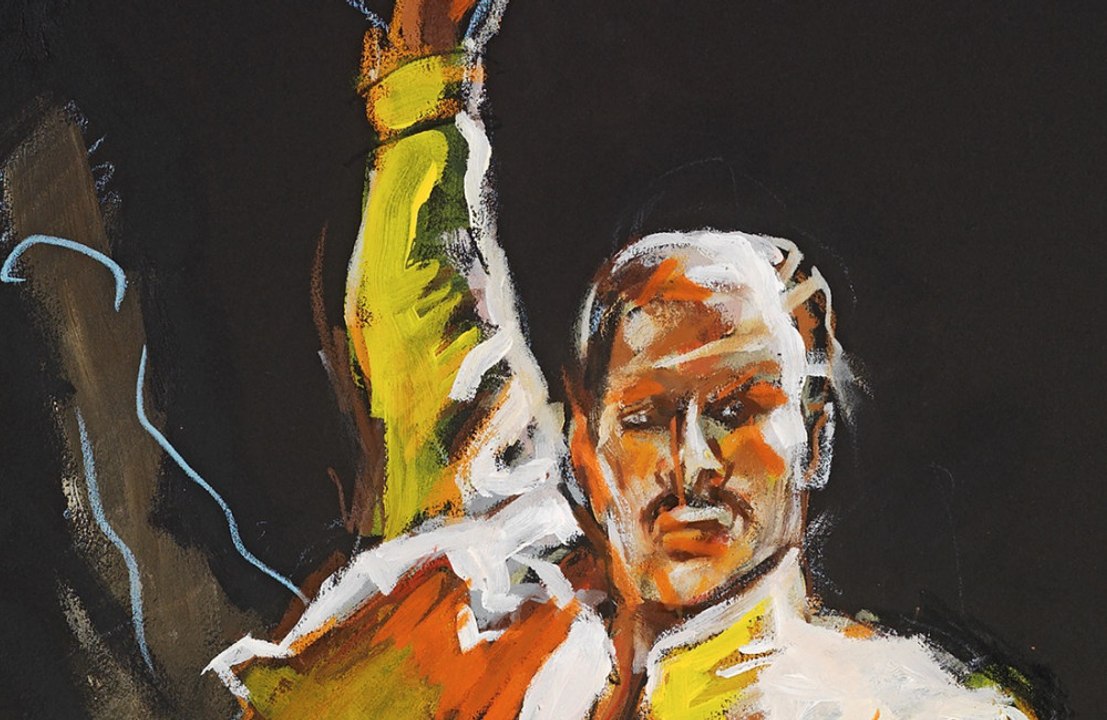 Ronnie Wood is selling his special prints of Freddie Mercury portrait in fundraising drive