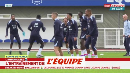 Samba et Clauss s'entraînent à part - Foot - Ligue des nations - Bleus