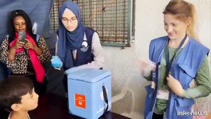 A Gaza "ottimo inizio" per la campagna di vaccinazione contro la polio
