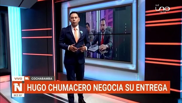 Chumacero se entregó a la Policía, luego de 13 días, buscado por atropellar al profesor Condarco