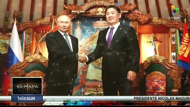 FOTO 03-09-24: RUSIA Y MONGOLIA FIRMARON NUMEROSOS ACUERDOS BILATERALES