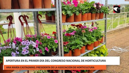 Apertura en el primer día del Congreso Nacional de Horticultura