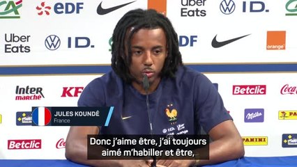 Bleus - Koundé : “C'est un secret pour personne, j'aime bien la mode”