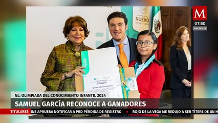 Samuel García y la Secretaria de Educación premian a estudiantes en Olimpiada de Conocimiento