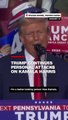 Trump continues personal attacks on Kamala Harris