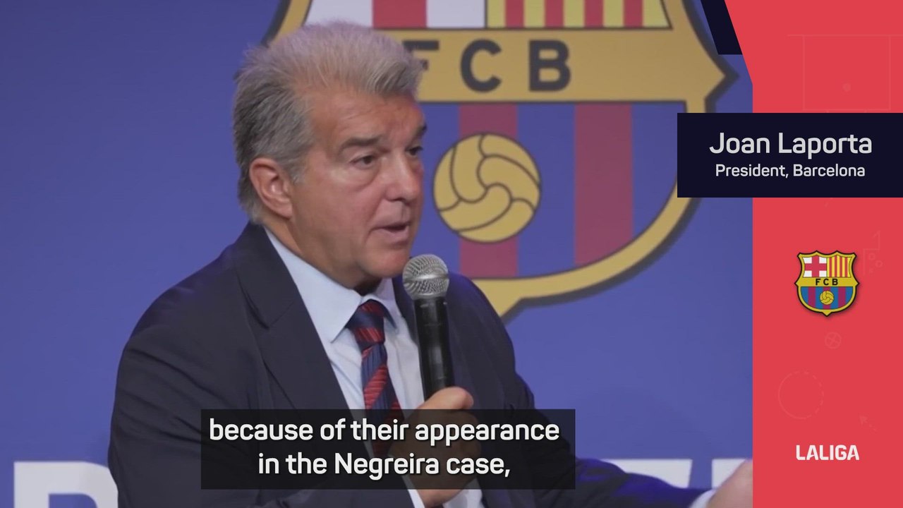 Laporta slams Real Madrid's role in the Negreira scandal, labels relationship as 'poor'