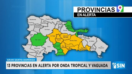 Elevan provincias en alerta tras aguaceros |Primera Emisión SIN