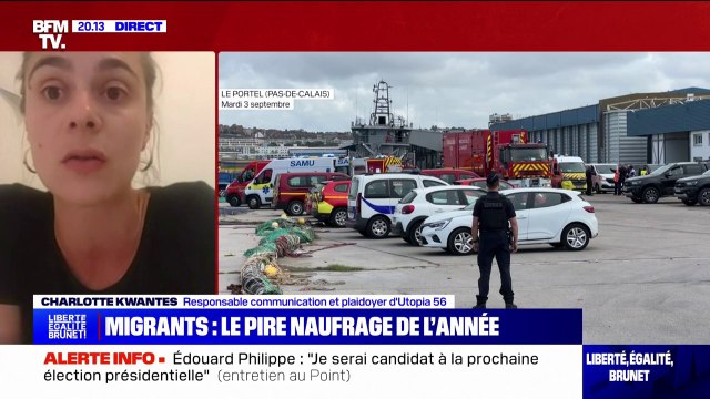 Charlotte Kwantes (Utopia 56): C'est au fur et à mesure de refus administratifs que (les migrants) rencontrent sur leur parcours (...) que l'Angleterre devient une des dernières options