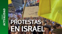 Protestas masivas en Israel tras el rescate de los cadáveres de rehenes de Gaza