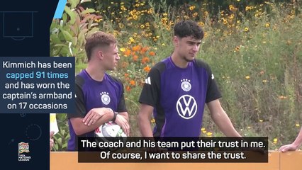 Kimmich delighted to be named Germany captain