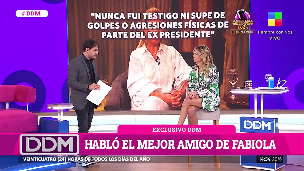  Habló EMANUEL LÓPEZ, mejor amigo de FABIOLA YAÑEZ: "No fui testigo de agresiones fisicas"
