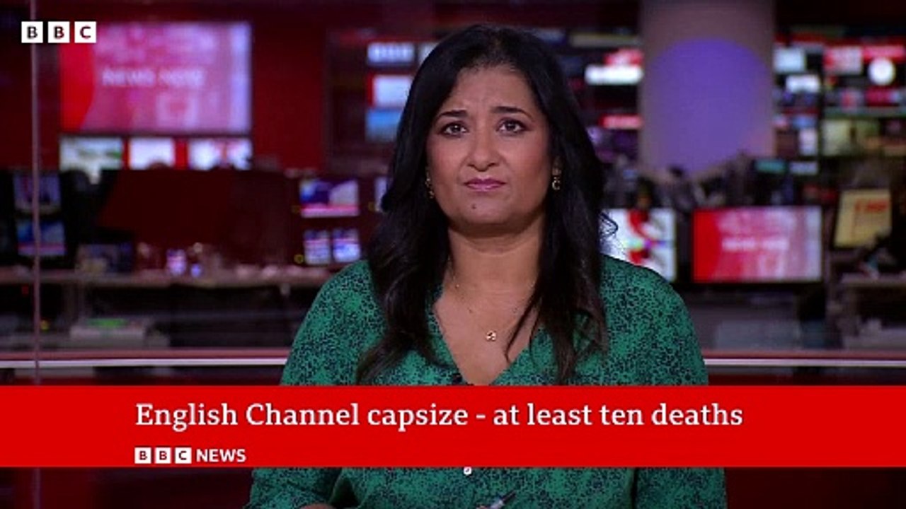 At least 12 dead after boat carrying migrants capsizes in English Channel _ BBC News