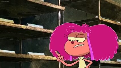 Harvey Beaks buscando cosas de vender