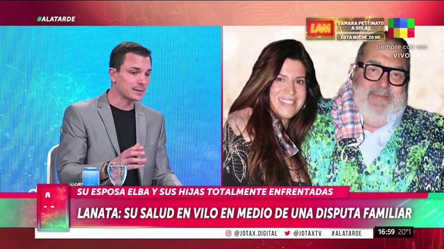Las adicciones de JORGE LANATA, su estado de salud y una FEROZ INTERNA FAMILIAR