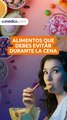 Alimentos que debes evitar durante la cena