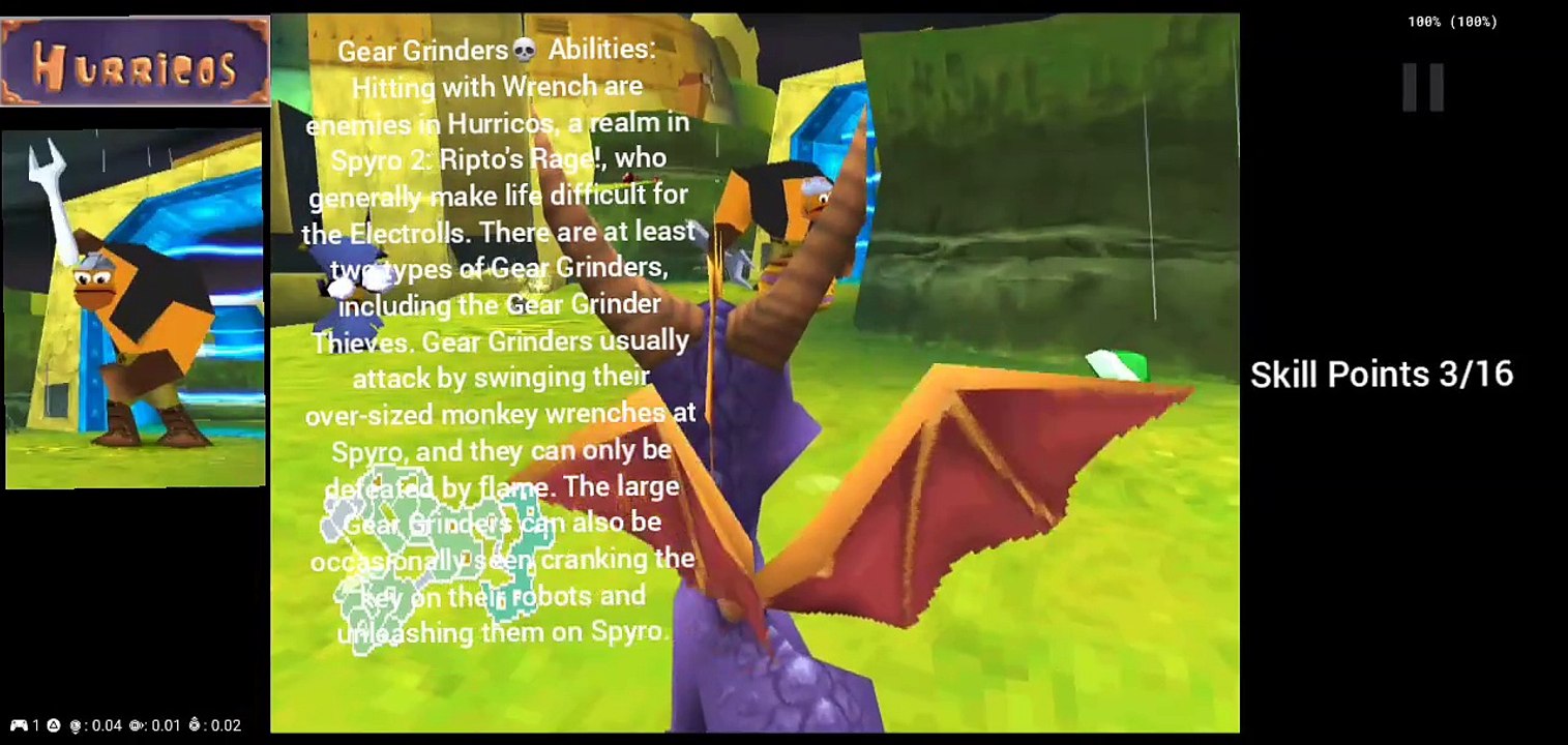 Spyro 2 Ripto's Rage/Gateway to Glimmer Walkthrough Part 5 100%
