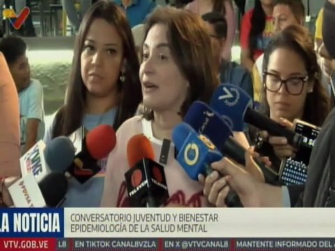 Caracas | Vpdta. Sectorial Gabriela Jiménez participó en el conversatorio Juventud y Bienestar