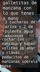 Cómo hacer galletitas de manzana con lo que tengas en casa