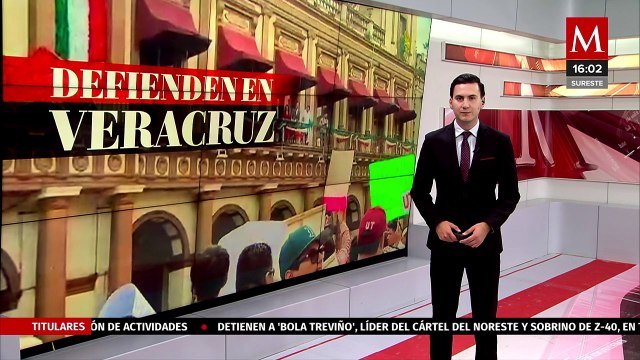 Militantes de Morena se manifiestan en favor a la Reforma Judicial en Veracruz