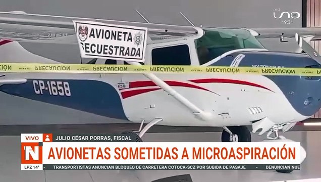 Avionetas precintadas en aeródromo de “El Colla”