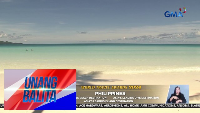 Muling kinilala ang ganda ng Pilipinas bilang tourist destination sa World Travel Awards 2024! | Unang Balita