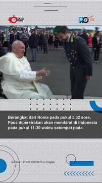 Momen Kedatangan PauMomen Istimewa di Roma saat Paus Fransiskus Berpamitan mau Berangkat ke Indonesia