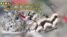 sorak gembira tentara Rusia saat serangan tepat sasaran mengenai Ukraina