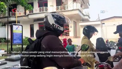VIRAL! Video Orang Serobot Antrean di POM Bensin Tak Terima Ditegur, Ia Justru...