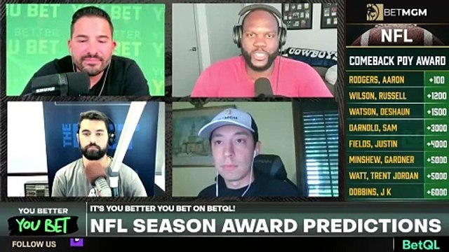 NFL Comeback Player of the Year BET!