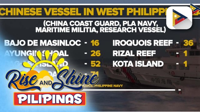Higit 200 na barko ng China, namataan ng PHL Navy sa West PHL Sea