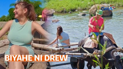 Rufa Mae Quinto at Biyahero Drew, nag-'todo na tour’ sakay ng isang kalabaw?!  | Biyahe ni Drew