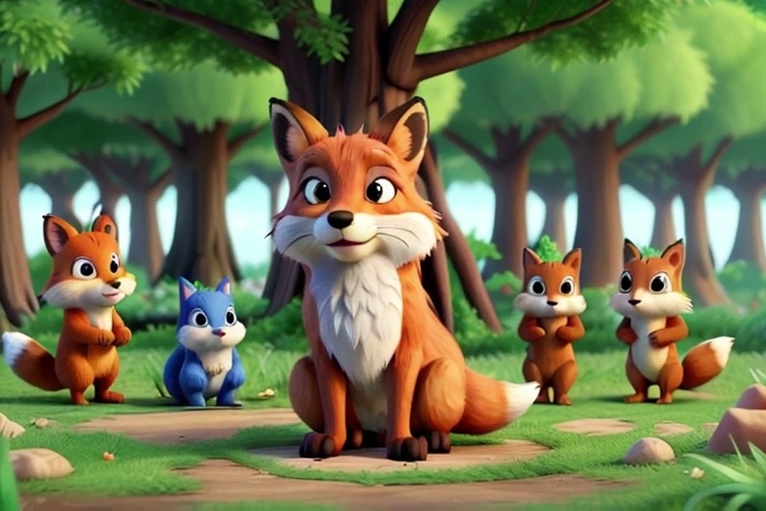 Fox's Song KidsMusic_kidssongs_nursery rhymes_kids story time_DancingAnimals_CreativePlaytime