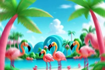 Flamingo's Dance KidsMusic_kidssongs_nursery rhymes_kids story time_DancingAnimals_CreativePlaytime