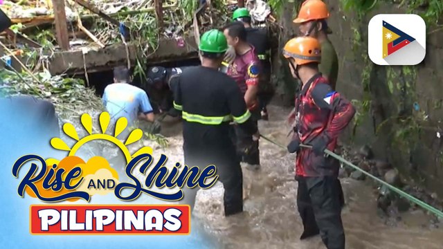 Retrieval ops, maghapong isinagawa sa Antipolo City para sa tatlong miyembro ng isang pamilya; Labi ng tatay, natagpuan sa creek