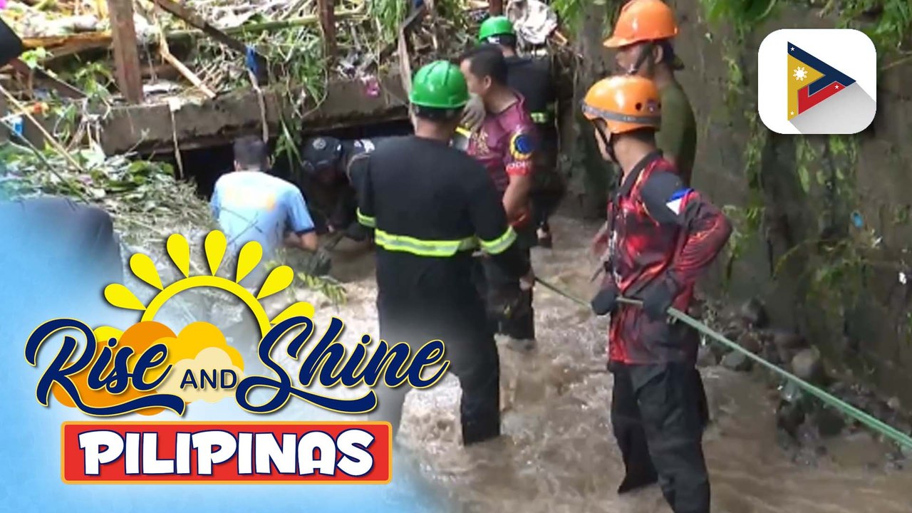 Retrieval ops, maghapong isinagawa sa Antipolo City para sa tatlong miyembro ng isang pamilya; Labi ng tatay, natagpuan sa creek