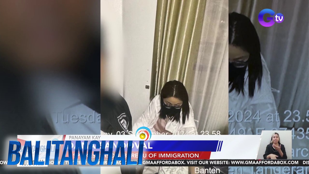 Panayam kay Dana Sandoval, spokesperson ng Bureau of Immigration | Balitanghali