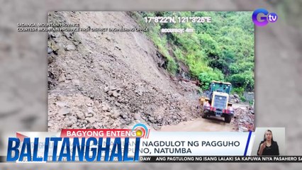 Malakas na ulan, nagdulot ng pagguho ng lupa; ilang puno, natumba | Balitanghali