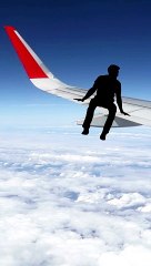 Don't daydream on the wings of an aircraft I Don't copy on an aircraft I video editing