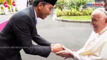 Paus Fransiskus Tiba di Istana Negara, Disambut Presiden Jokowi
