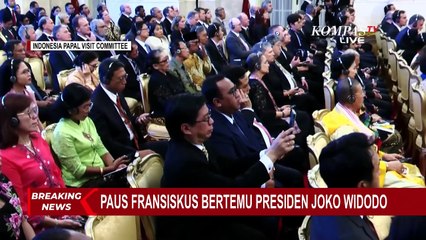 Paus Fransiskus Ingatkan Lawan Ekstrimisme dan Intoleransi, Sampaikan Pidato di Depan Jokowi