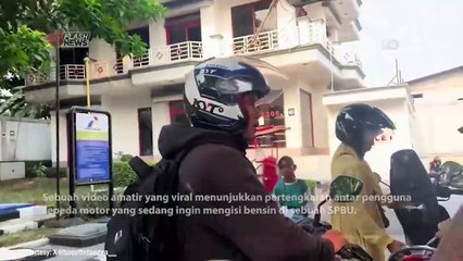 Viral! Aksi Serobot Antrean di Pom Bensin Tuai Reaksi Keras dari Netizen