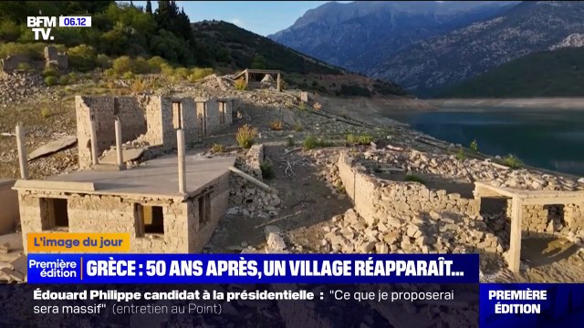 50 ans après, un village réapparaît en Grèce à cause de la sécheresse