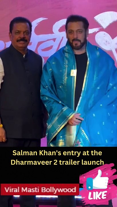 Bhaijaan Salman Khan at the Dharmaveer 2 trailer launch Viral Masti Bollywood