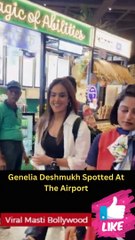 Genelia Deshmukh Spotted At The Airport Viral Masti Bollywood