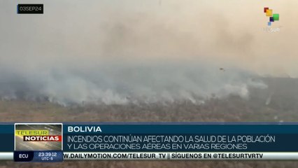 En Bolivia incendios continúan afectando la salud de la población