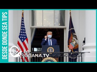 Loro viejo no aprende a hablar: Esto fue la primera acción de Trump al salir del hospital