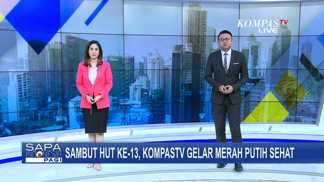 Sambut HUT ke-13 Kompas TV, Merah Putih Sehat Kembali Digelar: Giliran Kota Medan!