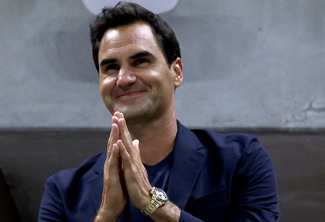 Tennis - US Open 2024 - Roger Federer returned to the US Open on tuesday !